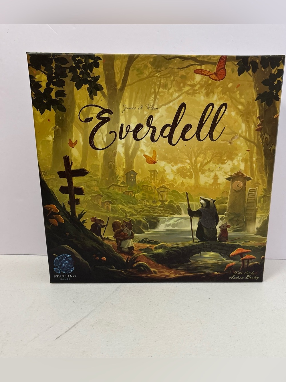 Starling Games Everdell Board Game open box New